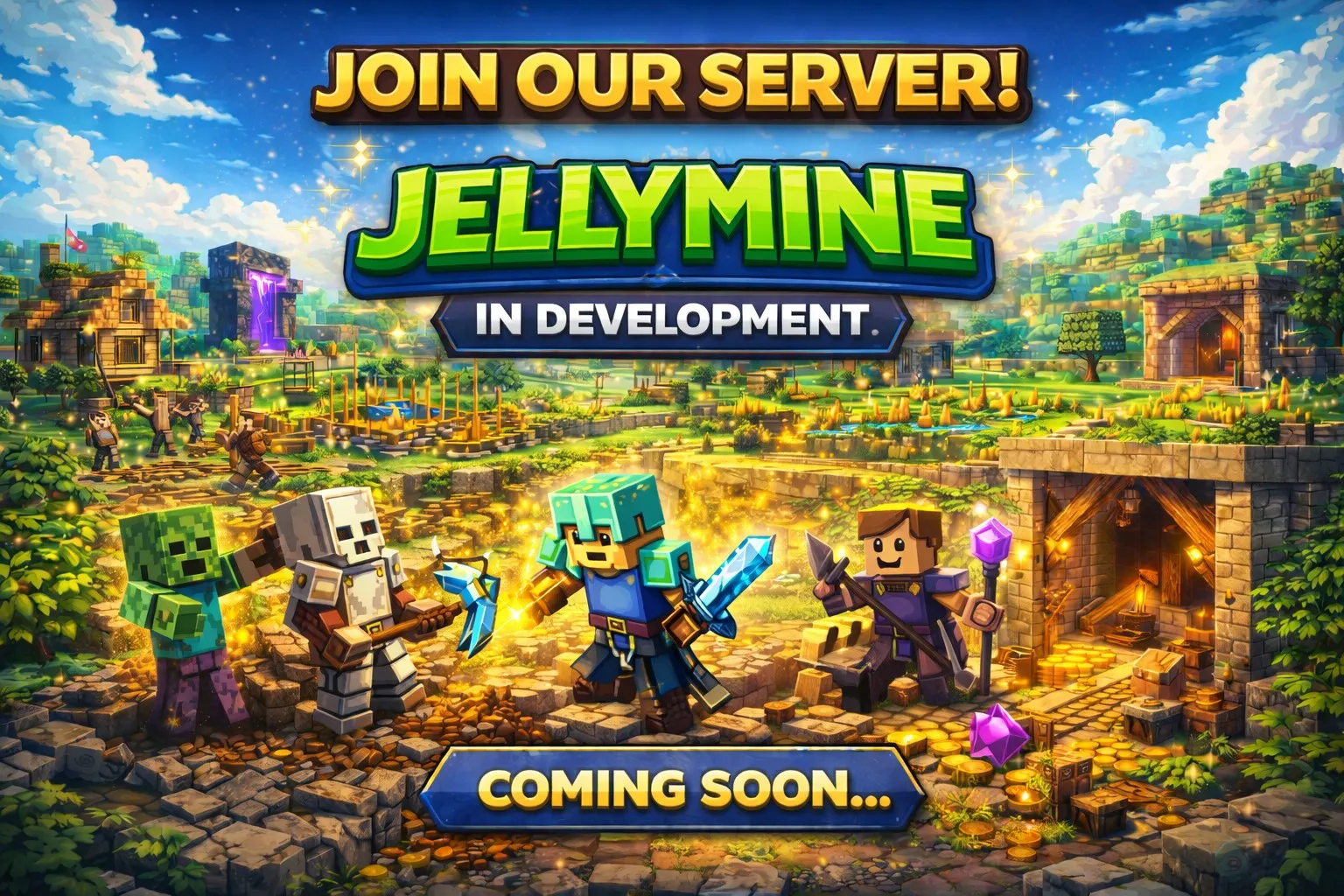 [IN DEVELOPMENT] JellyMine | A Nostalgic Community SMP